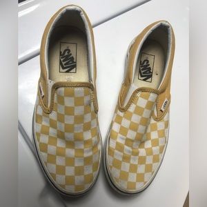 Vans classic checkerboard slides women 7.5 men 6